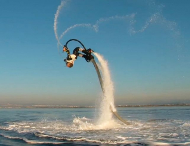  Test the flyboard in the 83